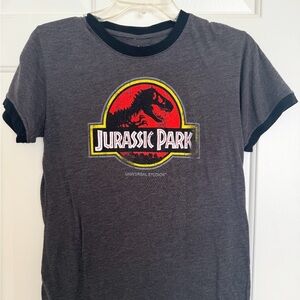 Universal Studios Charcoal Tee with Black Trim